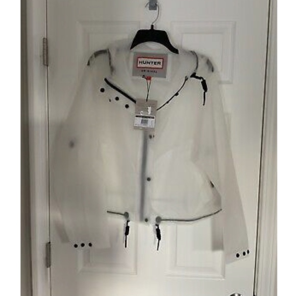 NWT Hunter Original Vinyl White Smock - Picture 2 of 3